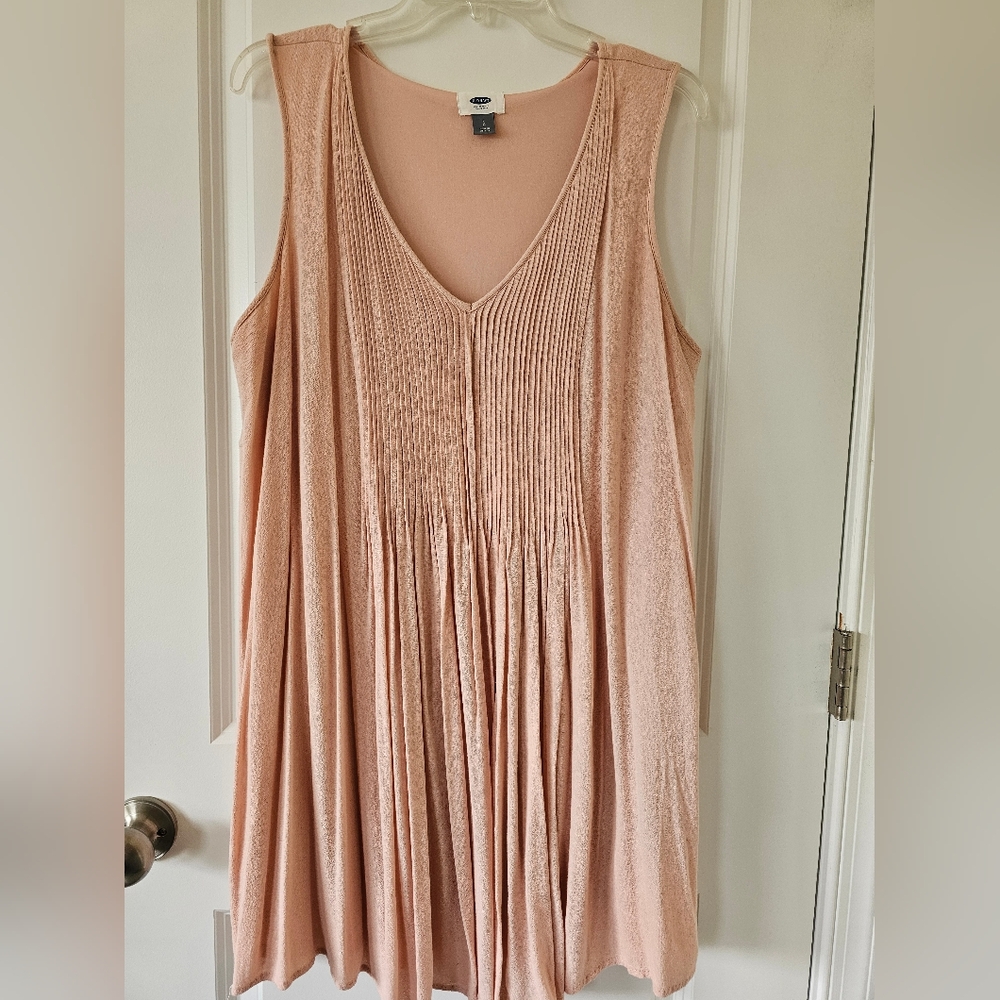 Old Navy Blush Pink Sleeveless Dress